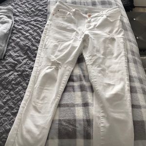White jeans